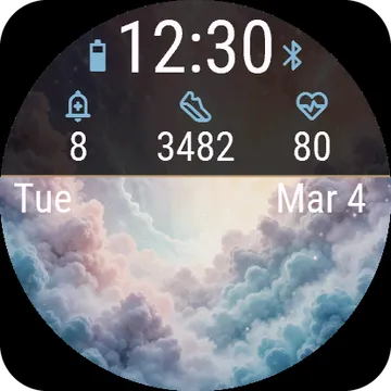 Skylight Garmin watch face preview