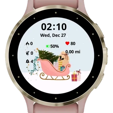 Sleigh Photo Garmin watch face preview