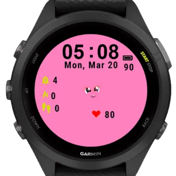 Smile Face Garmin watch face preview