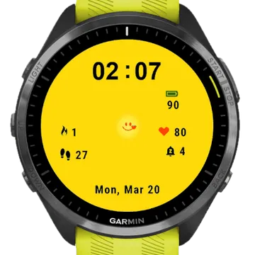 Smile Garmin watch face preview