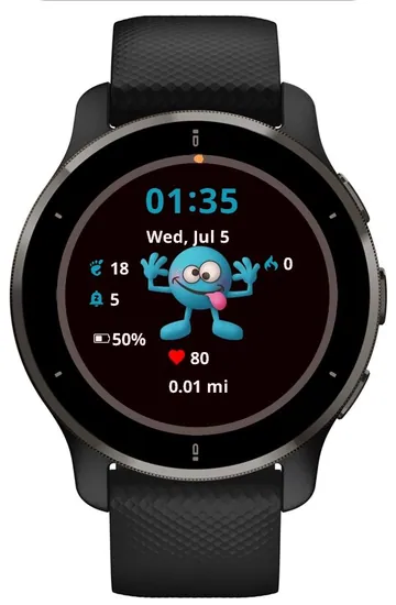 Smiley Face Garmin watch face preview