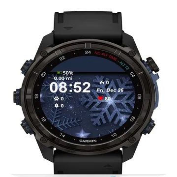 Snow Floor Garmin watch face preview