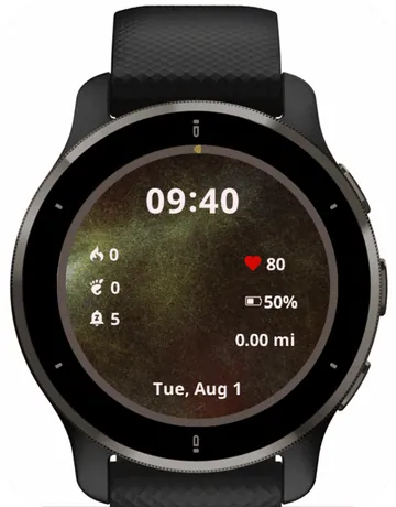 Space Galaxy Garmin watch face preview