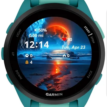 Space Garmin watch face preview