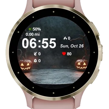 Spooky Halloween Garmin watch face preview