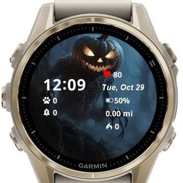 Spooky Halloween Garmin watch face preview