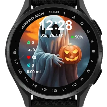 Spooky Halloween Garmin watch face preview