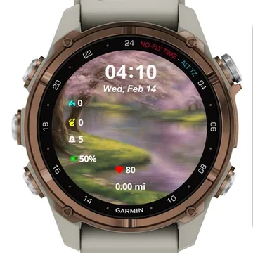 Springtime Serenity Garmin watch face preview