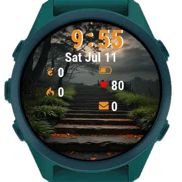 Stairway Leading Up Garmin watch face preview