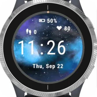 Star Galaxy Garmin watch face preview