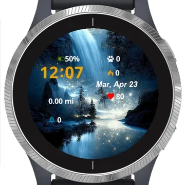 Star Night Stars Background Garmin watch face preview