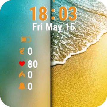 Starfish Beach Garmin watch face preview