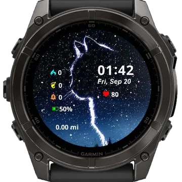 Stellar Cat Garmin watch face preview