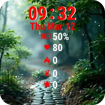 Stone Path Garmin watch face preview