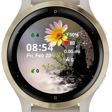 Stoneblossom Garmin watch face preview