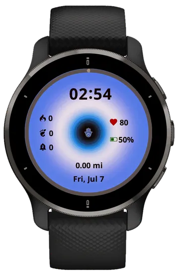 Stop Hypnosis Garmin watch face preview