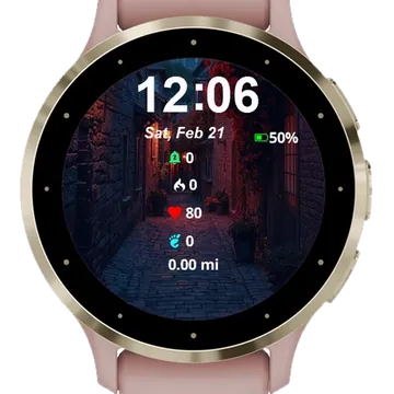 Street Castle Garmin watch face preview