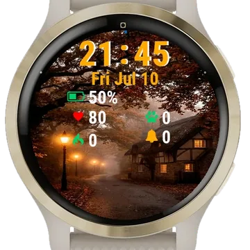 Street Light Next House Garmin watch face preview