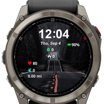 Street Night Garmin watch face preview