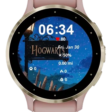Street Sign Light It Garmin watch face preview
