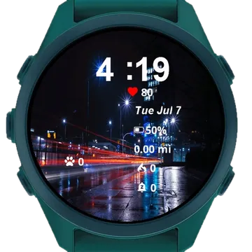 Street Wet Garmin watch face preview
