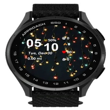 String Lights Garmin watch face preview