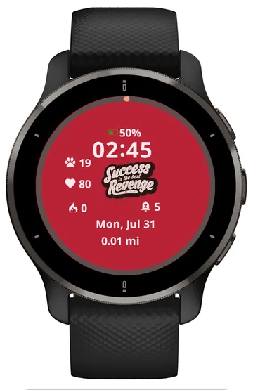 Success Garmin watch face preview
