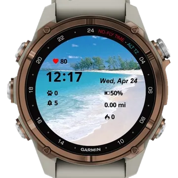 Summer Garmin watch face preview