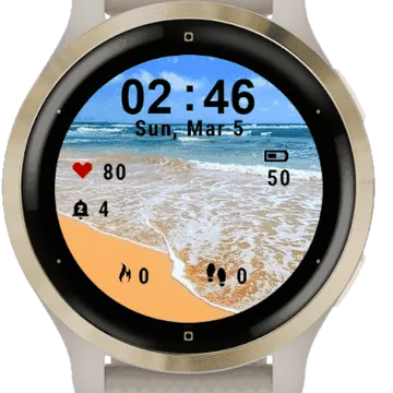 Summer Garmin watch face preview