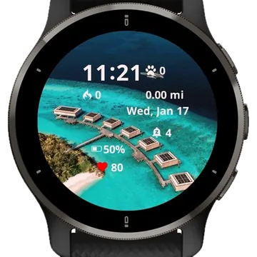 Summer Day Garmin watch face preview