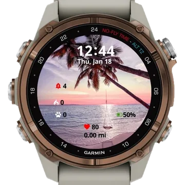 Summer Day Garmin watch face preview