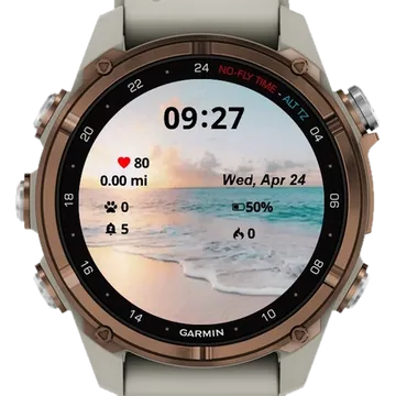 Summer Day Garmin watch face preview