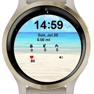 Summer Landscape Garmin watch face preview
