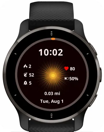 Sun In The Dark Garmin watch face preview