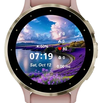 Sunrise Sunset Photos Garmin watch face preview