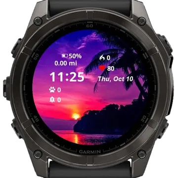 Sunset Landscape Garmin watch face preview