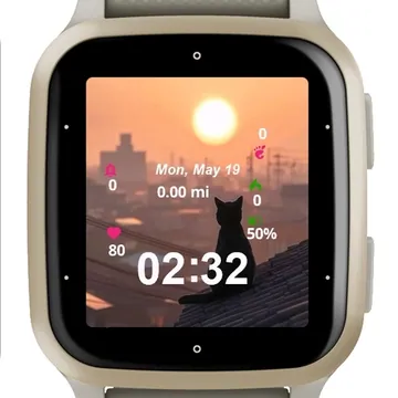 Sunset Watcher Garmin watch face preview