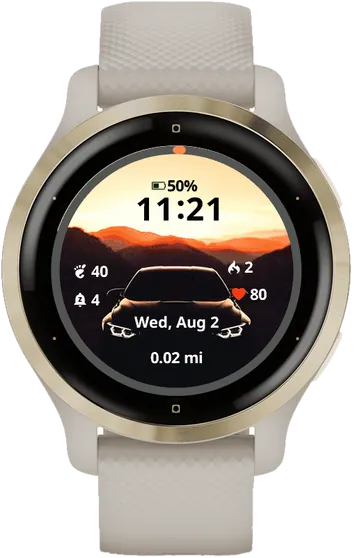 Super Car Garmin watch face preview