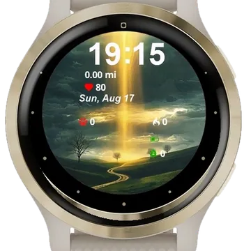 Surreal Nature Garmin watch face preview