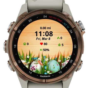 Table Eggs Garmin watch face preview
