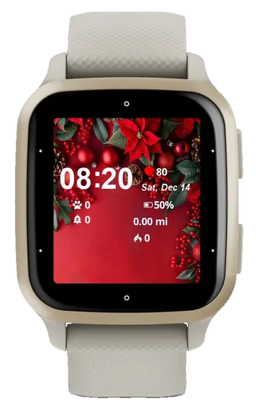 Table Winter Garmin watch face preview