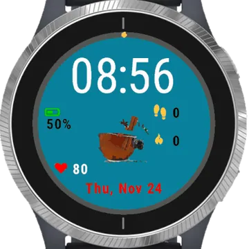 Tea Garmin watch face preview