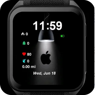 Tech in the Light Garmin watch face preview