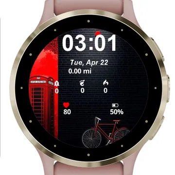 Telephone Garmin watch face preview