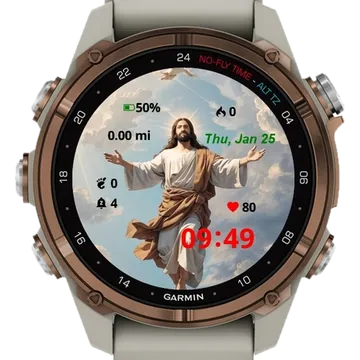 The Ascension Garmin watch face preview