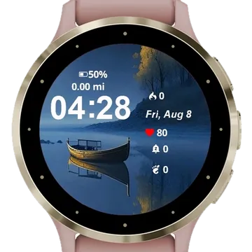 The Boat Garmin watch face preview