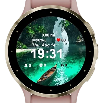 The Boat Garmin watch face preview
