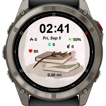 The Book Garmin watch face preview