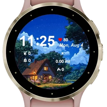 The Cabin Garmin watch face preview