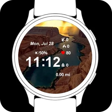 The Canyon Garmin watch face preview